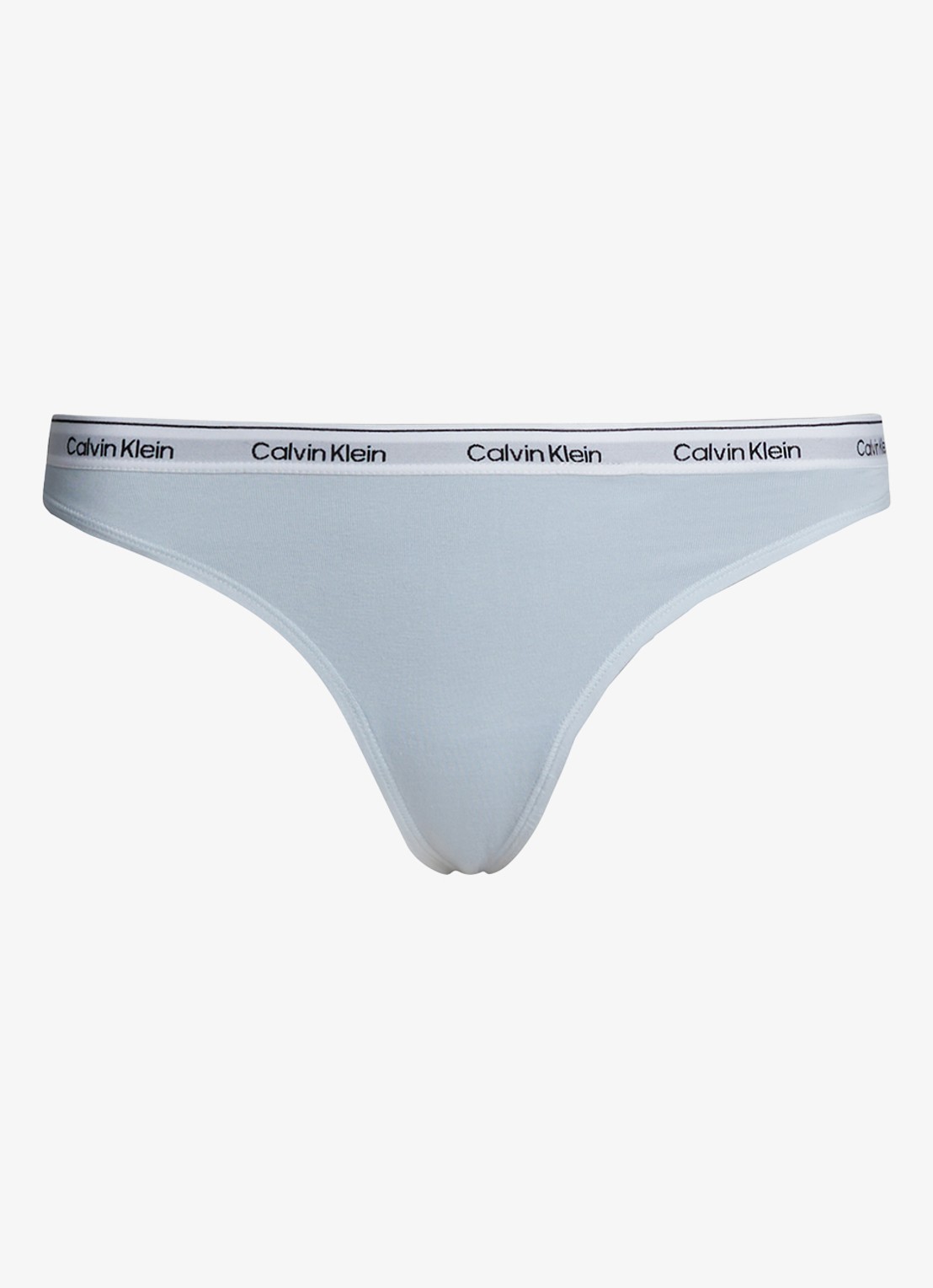 Calvin Klein Modern string met logoband - voorkant 4 plein air / blauw