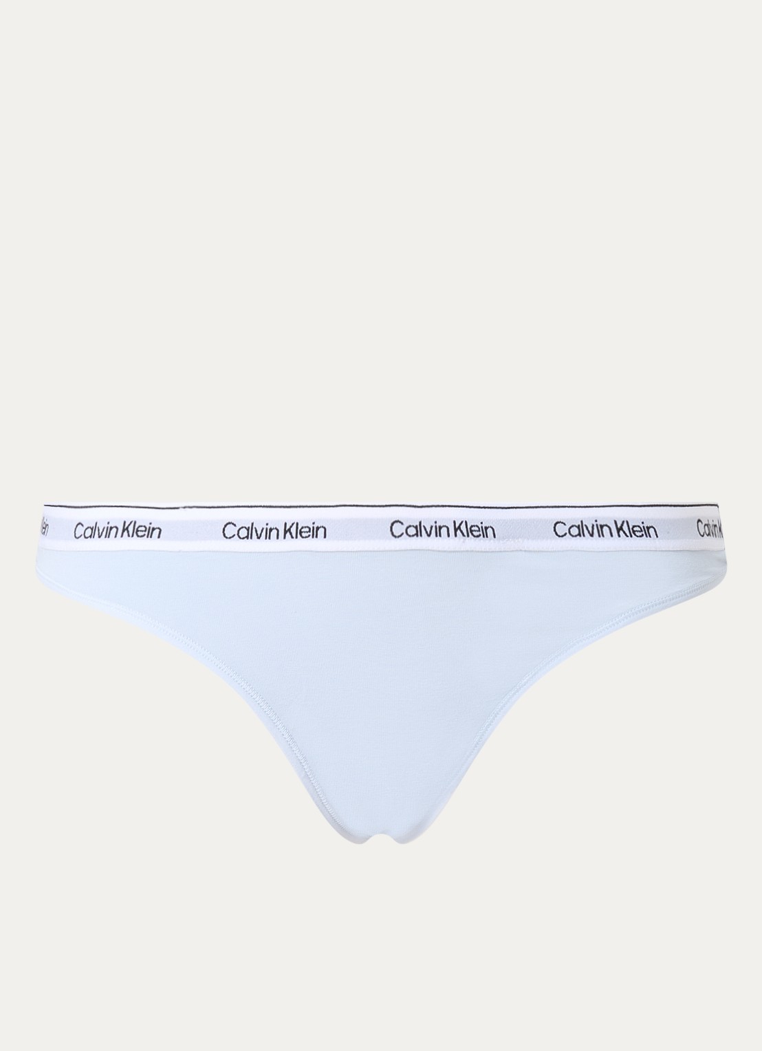 Calvin Klein Modern string met logoband - voorkant 5 plein air / blauw
