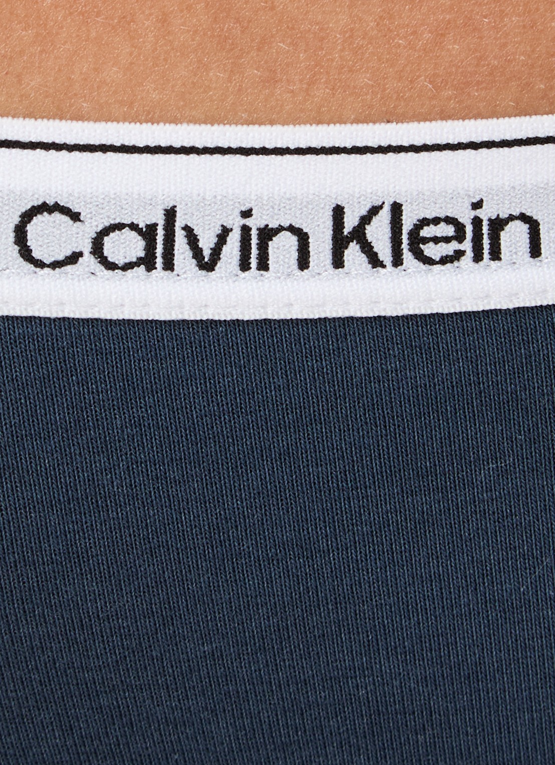 Calvin Klein Modern string met logoband - detail 3 ink  / blauw