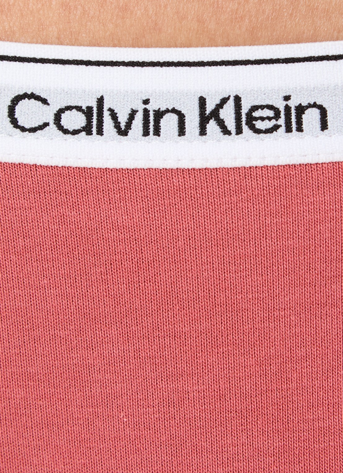 Calvin Klein Modern string met logoband - detail 7 dusty cedar / oranje