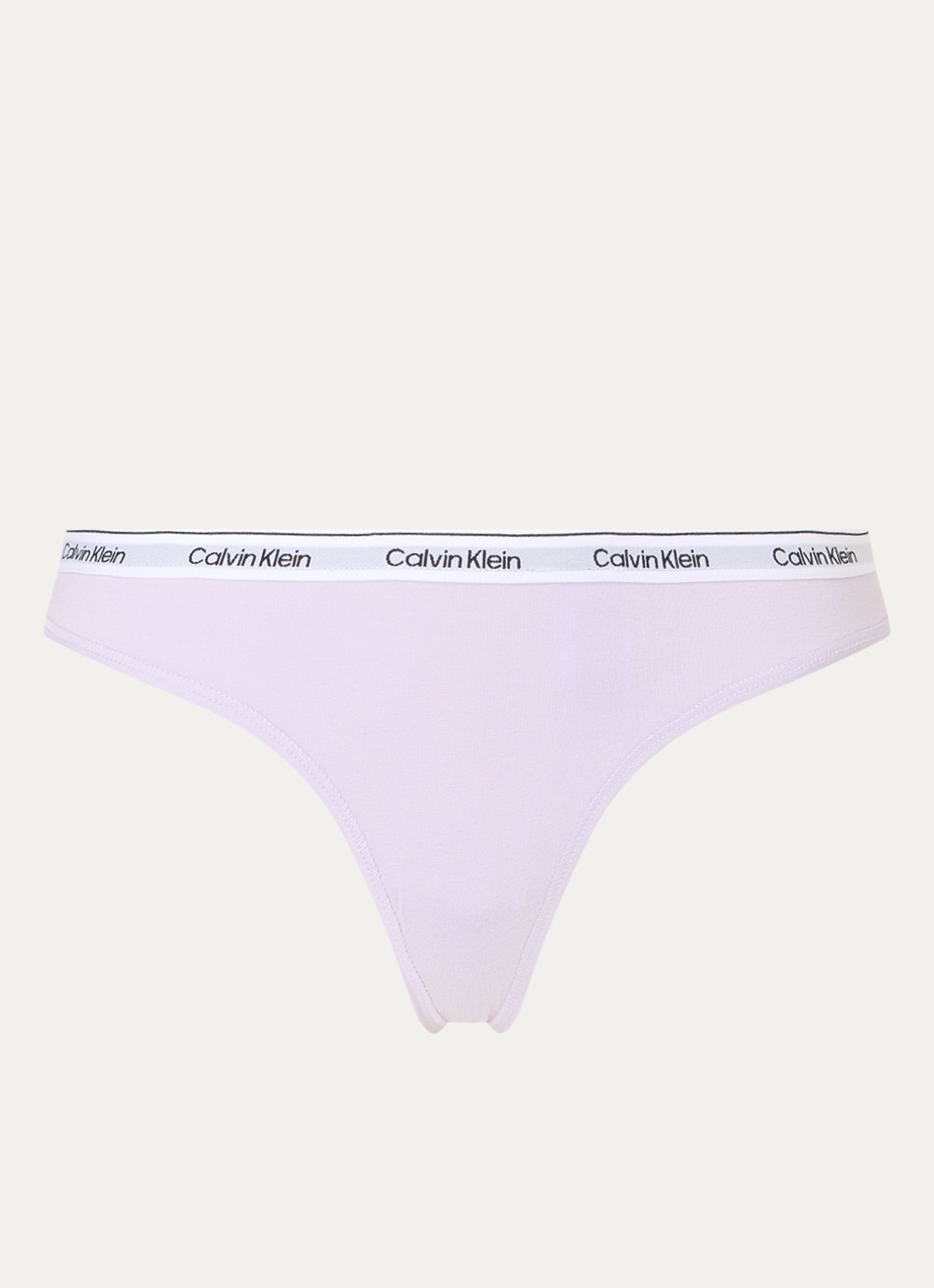Calvin Klein Modern string met logoband - voorkant orchid petal / paars