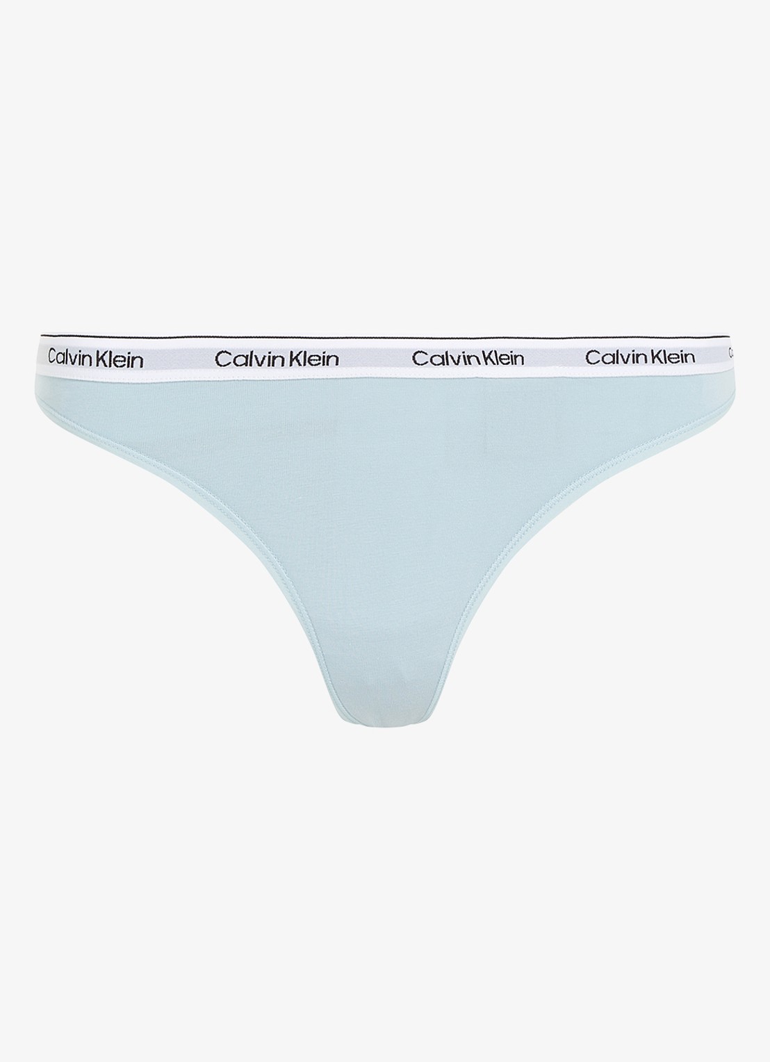 Calvin Klein Modern string met logoband - voorkant sterling blue / blauw