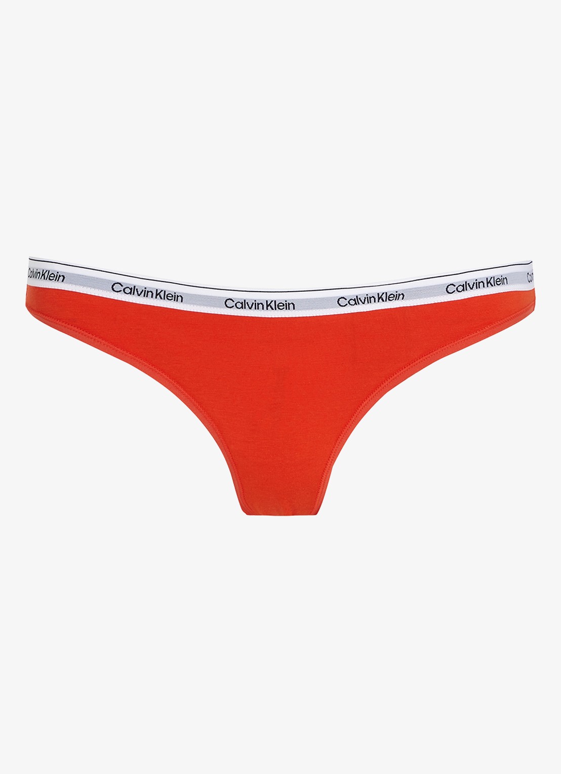 Calvin Klein Modern string met logoband - voorkant molten  / rood