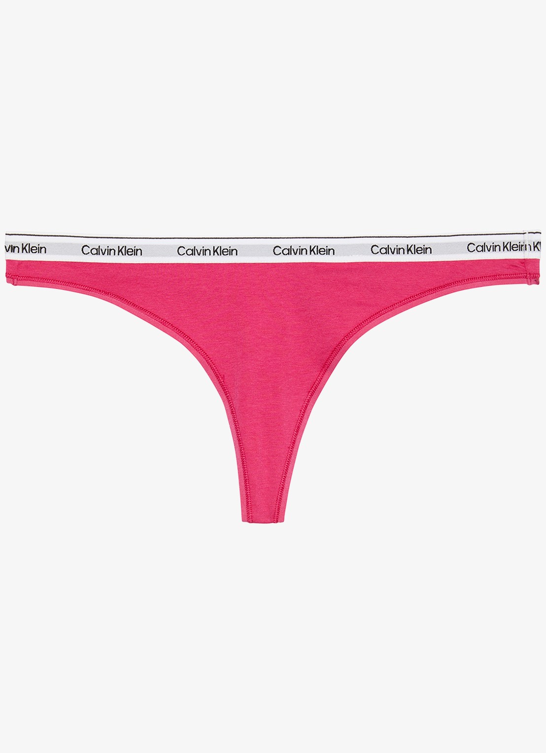 Calvin Klein Modern string met logoband - voorkant 4 vibrant pink-245 / roze
