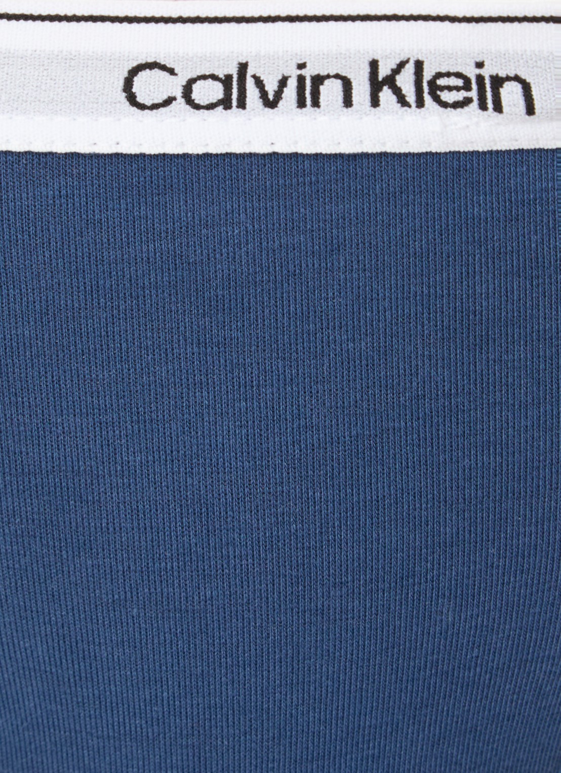 Calvin Klein Modern string met logoband - detail 3 dark denim-cec / blauw
