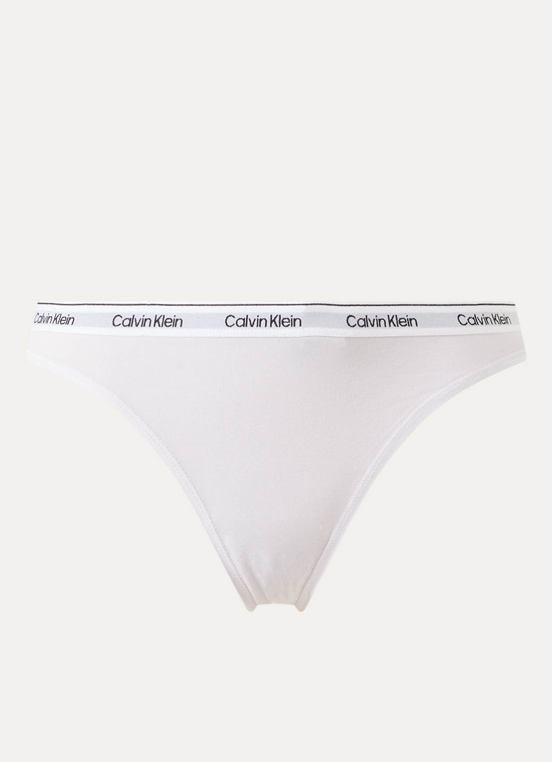 Calvin Klein Modern string met logoband - voorkant frosty lilac-2ik / paars