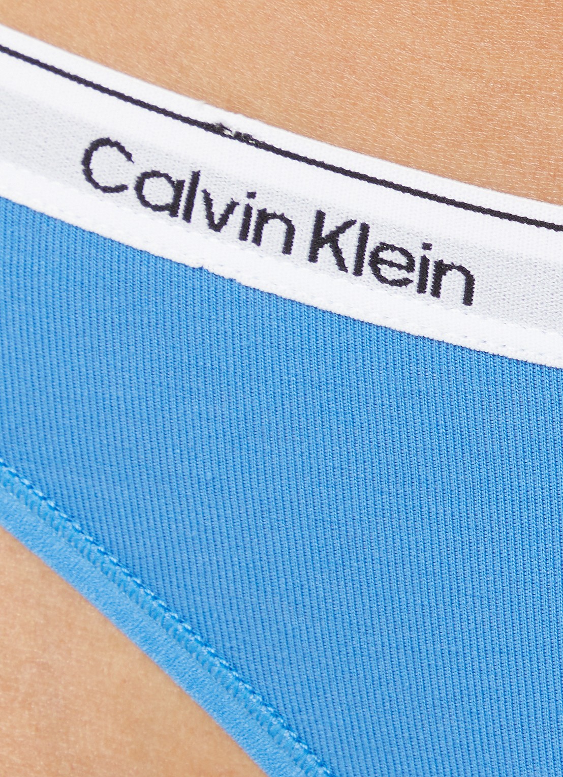 Calvin Klein Modern string met logoband - detail 4 poseidon blue / blauw