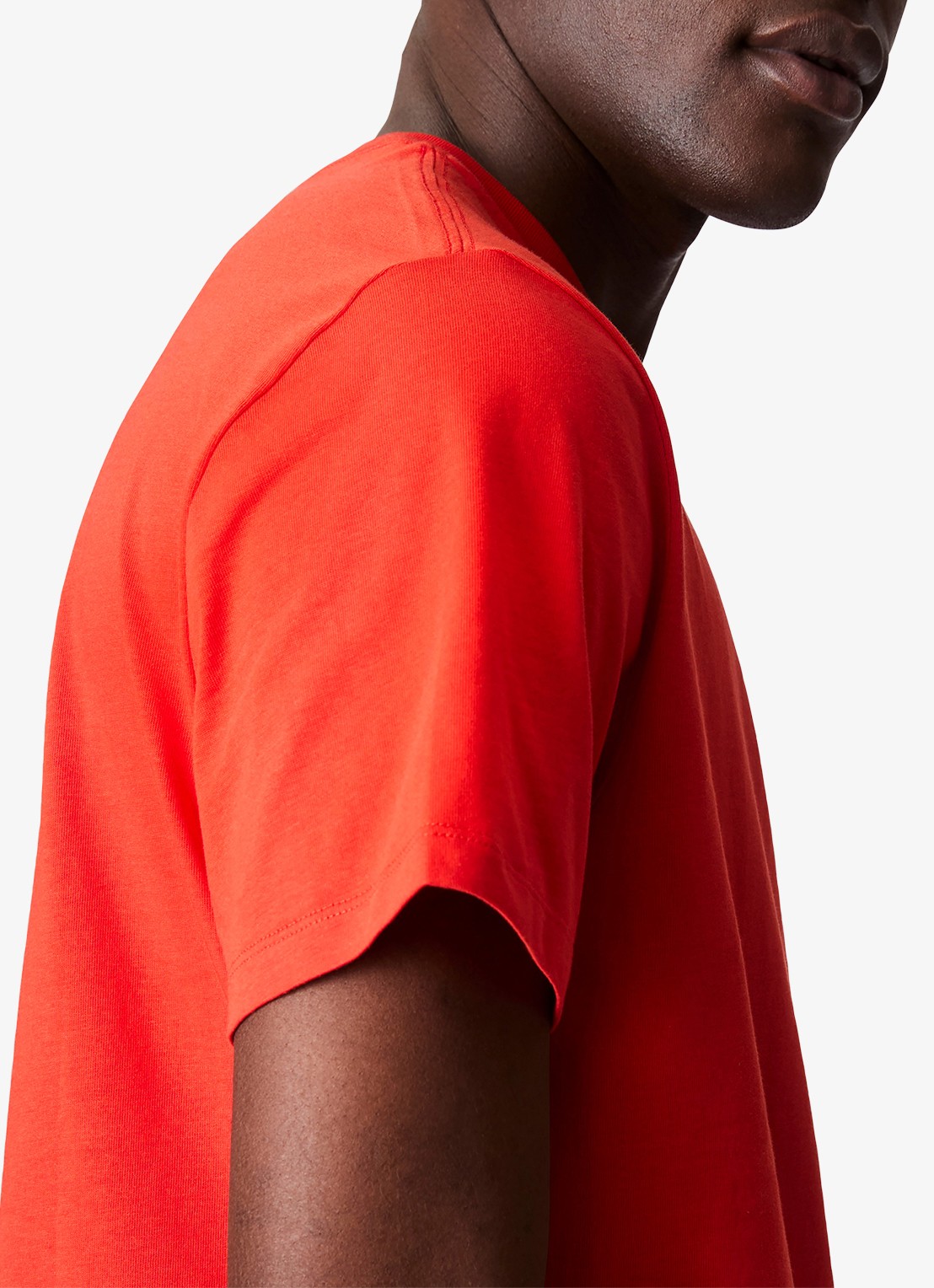 Calvin Klein Mono T-shirt met logo - detail 5 rood
