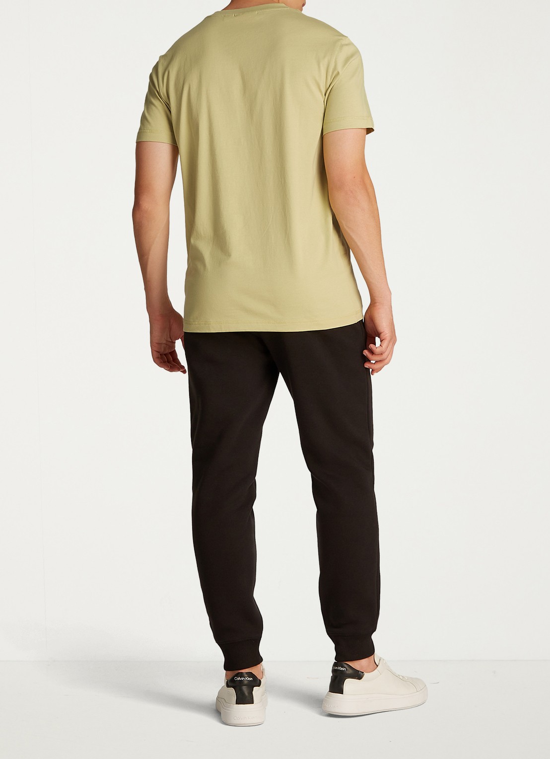 Calvin Klein MONOLOGO COTTON T-SHIRT - achterkant 5 donkergroen