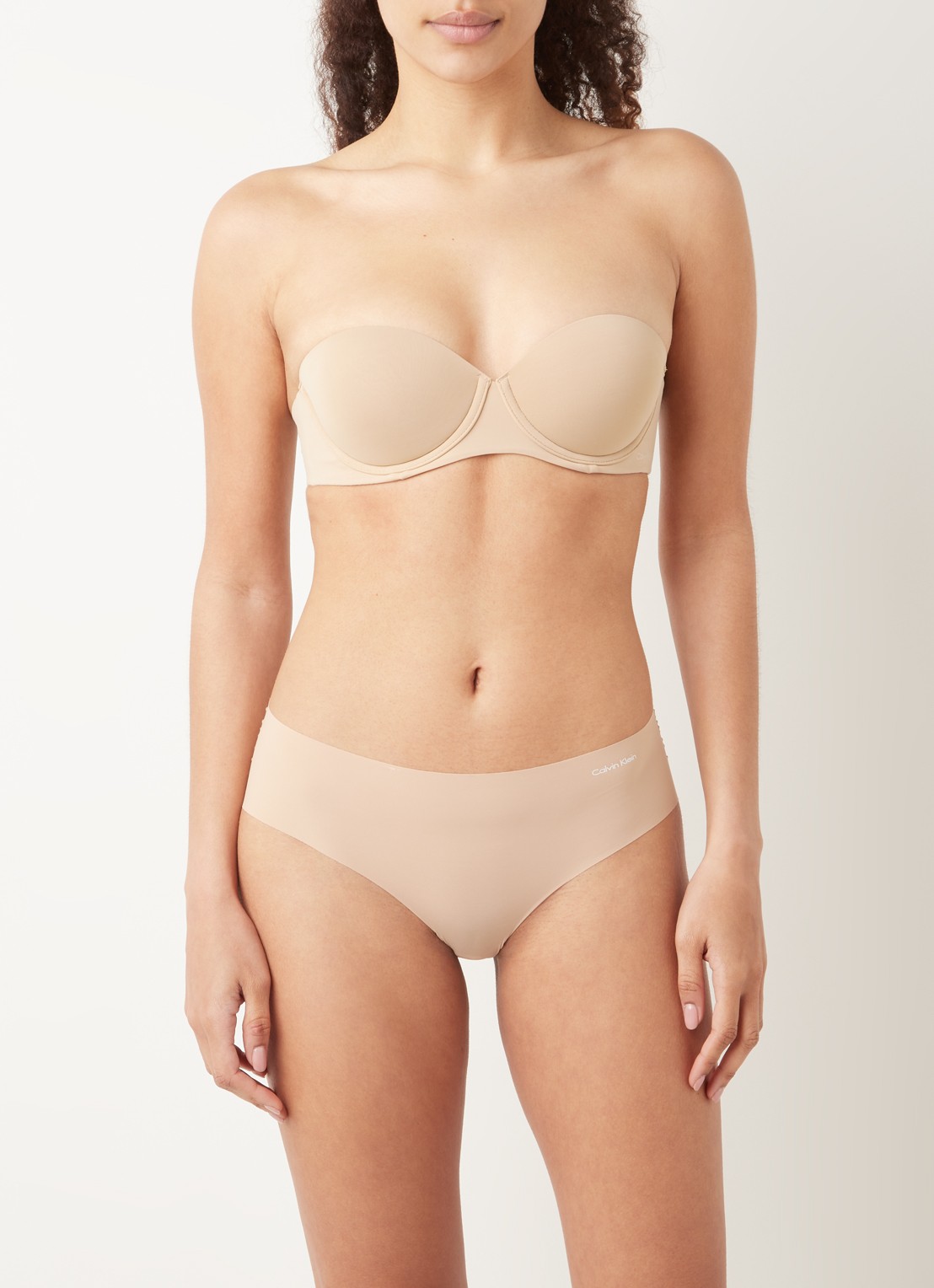 Calvin Klein Naadloze hipster - voorkant 7 donkerbeige