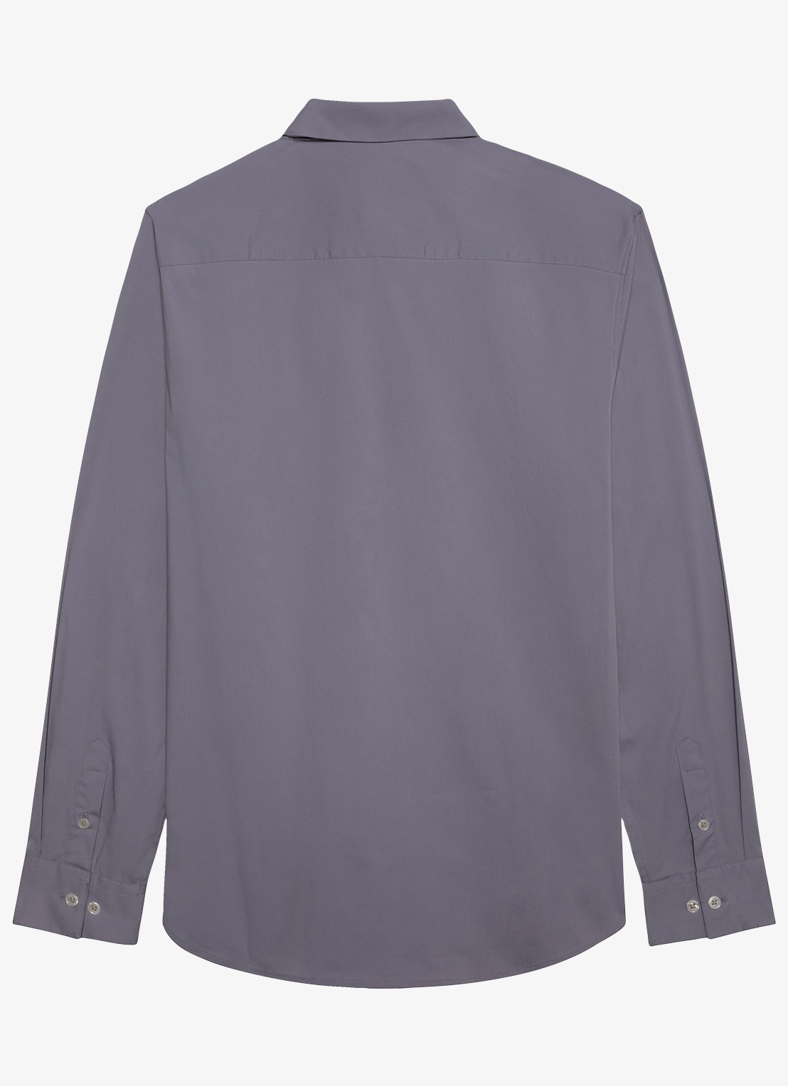 Calvin Klein Overhemd met logoborduring - achterkant 2 quicksilver-8rd