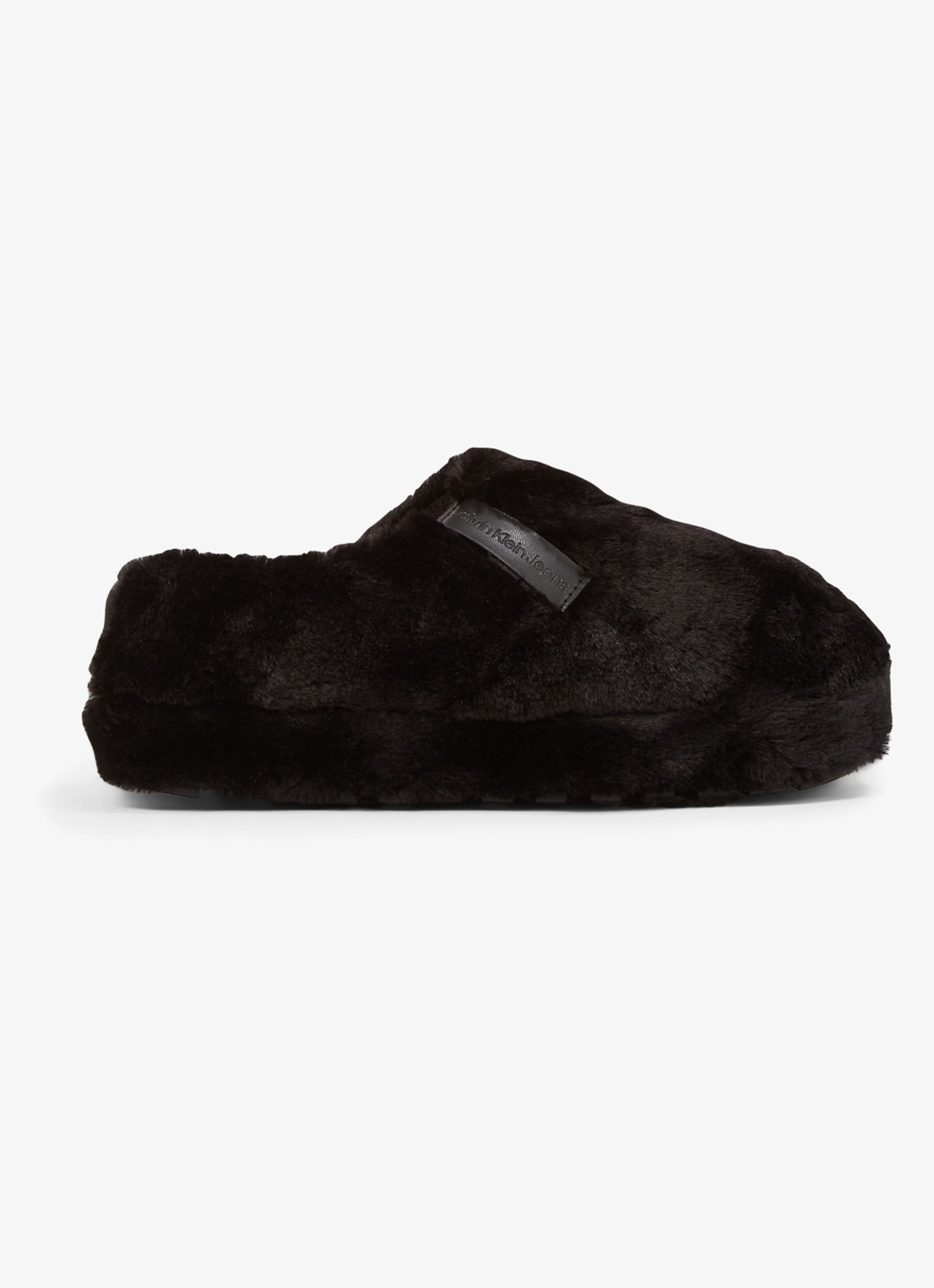 Calvin Klein Pantoffel met logo - detail 5 zwart