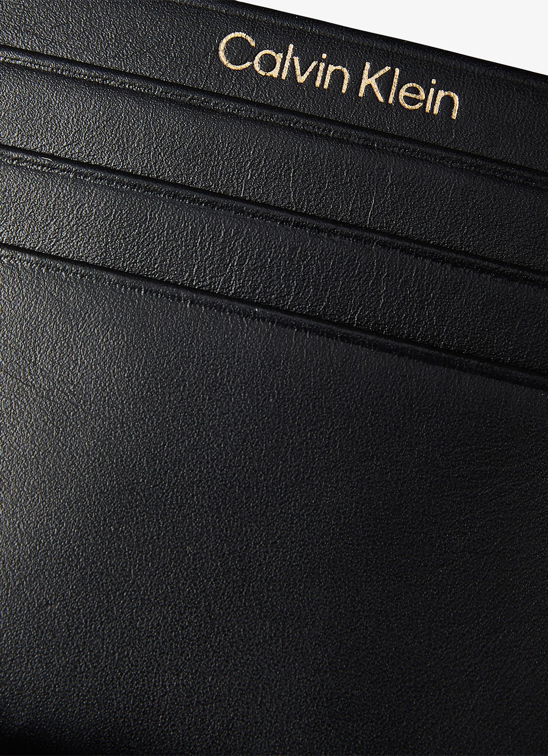 Calvin Klein Pasjeshouder van leer met hanger - detail 2 zwart