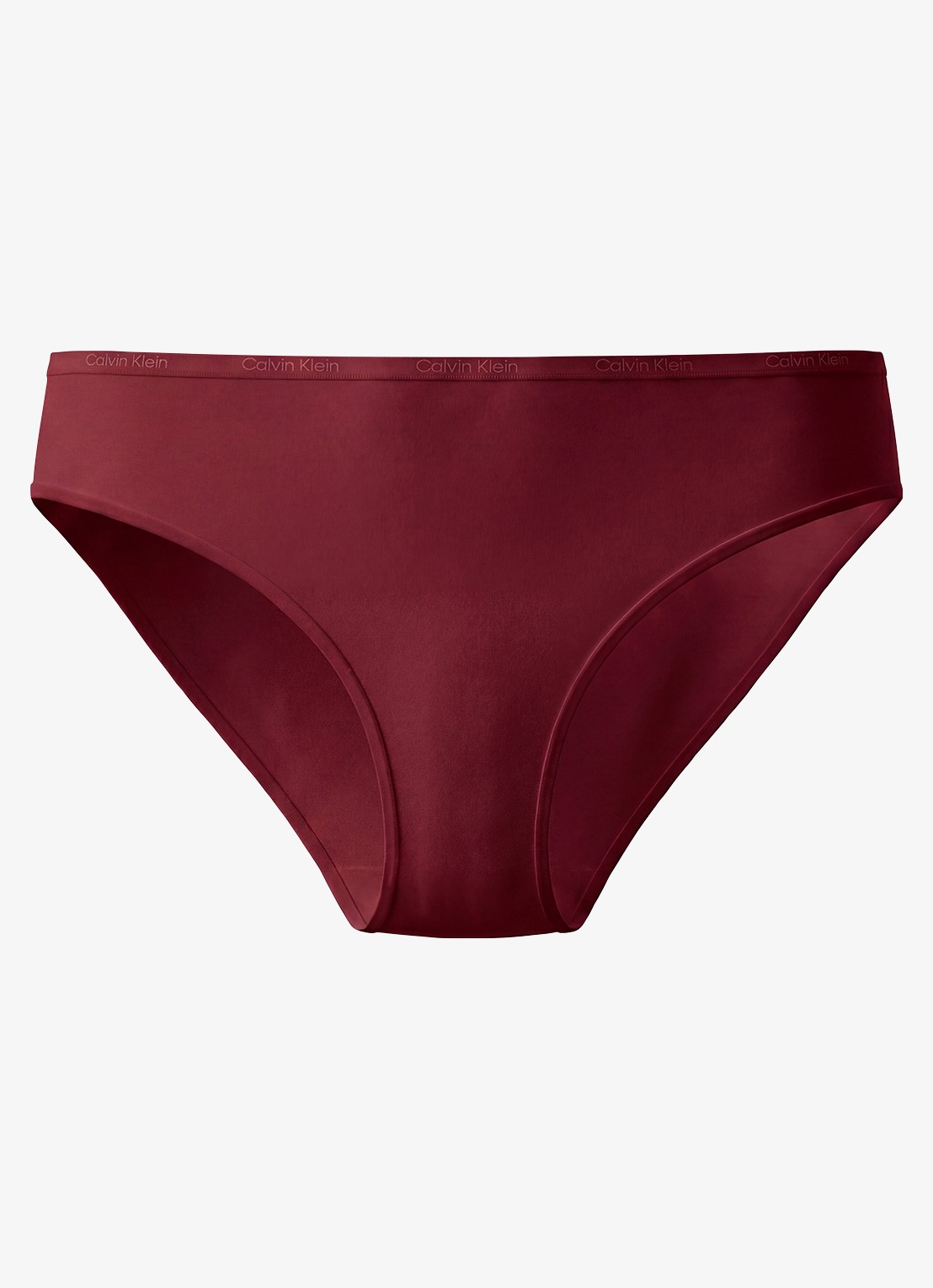 Calvin Klein Perfectly fit slip met logoband - voorkant 4 established red-4gj / rood