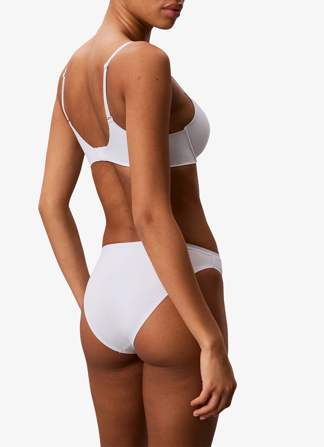 Calvin Klein Perfectly fit slip met logoband - achterkant 7 plein air-ciq / grijs