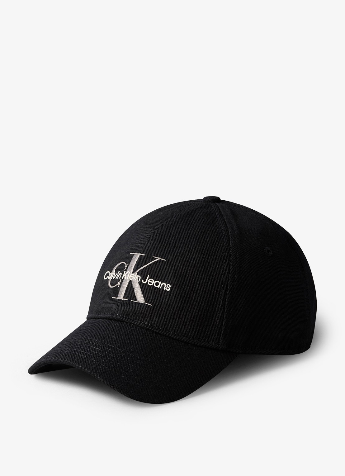 Calvin Klein Pet met borduring - voorkant 2 zwart