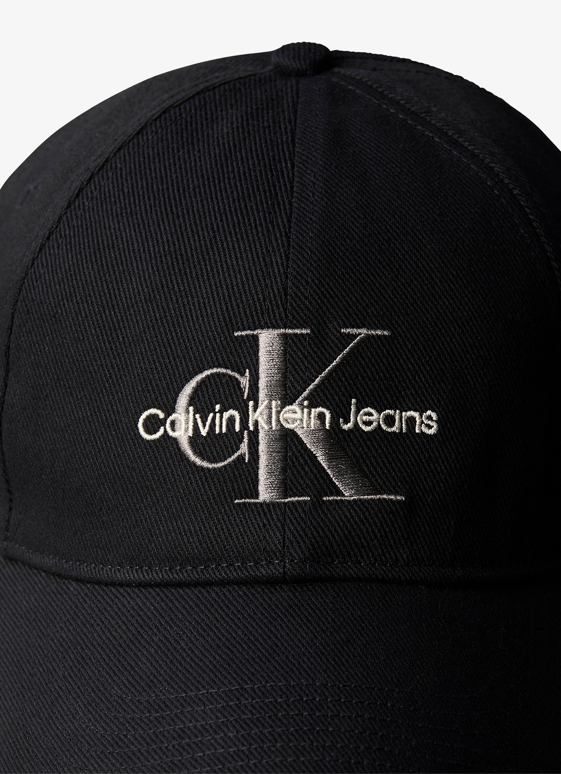 Calvin Klein Pet met borduring - voorkant 3 zwart