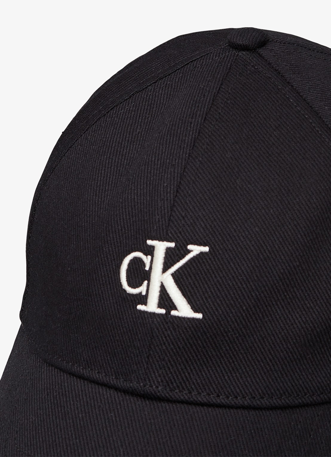 Calvin Klein Pet met logoborduring - detail 5 zwart