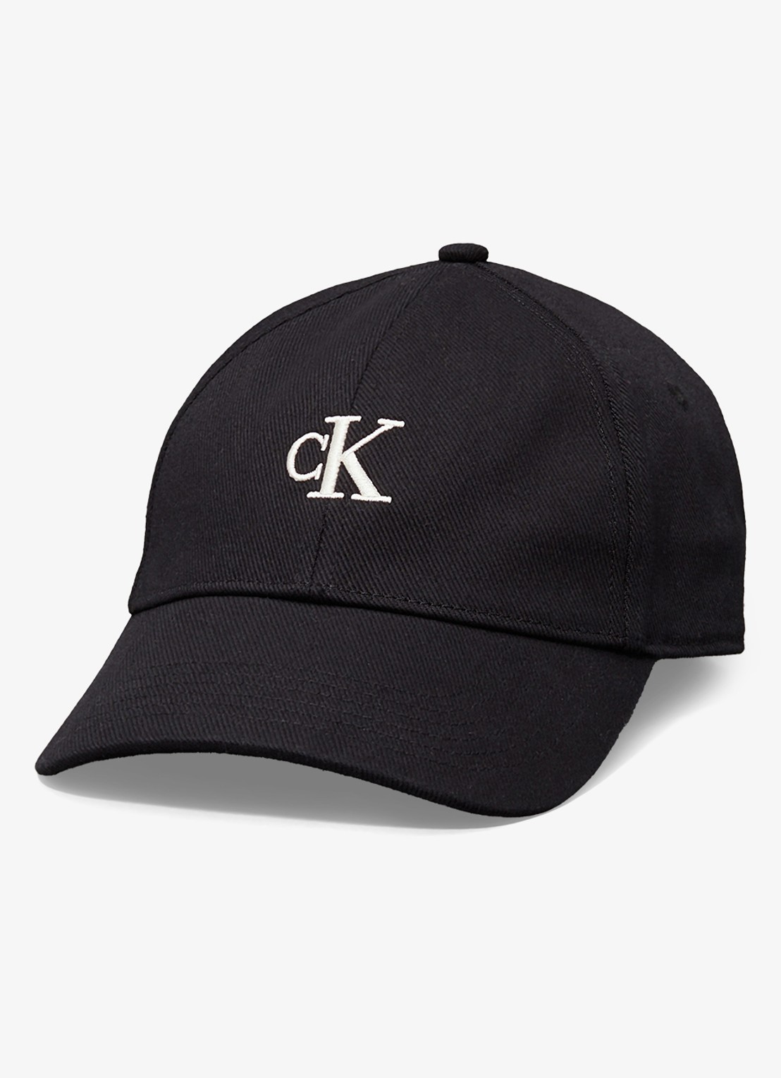 Calvin Klein Pet met logoborduring - voorkant 2 zwart