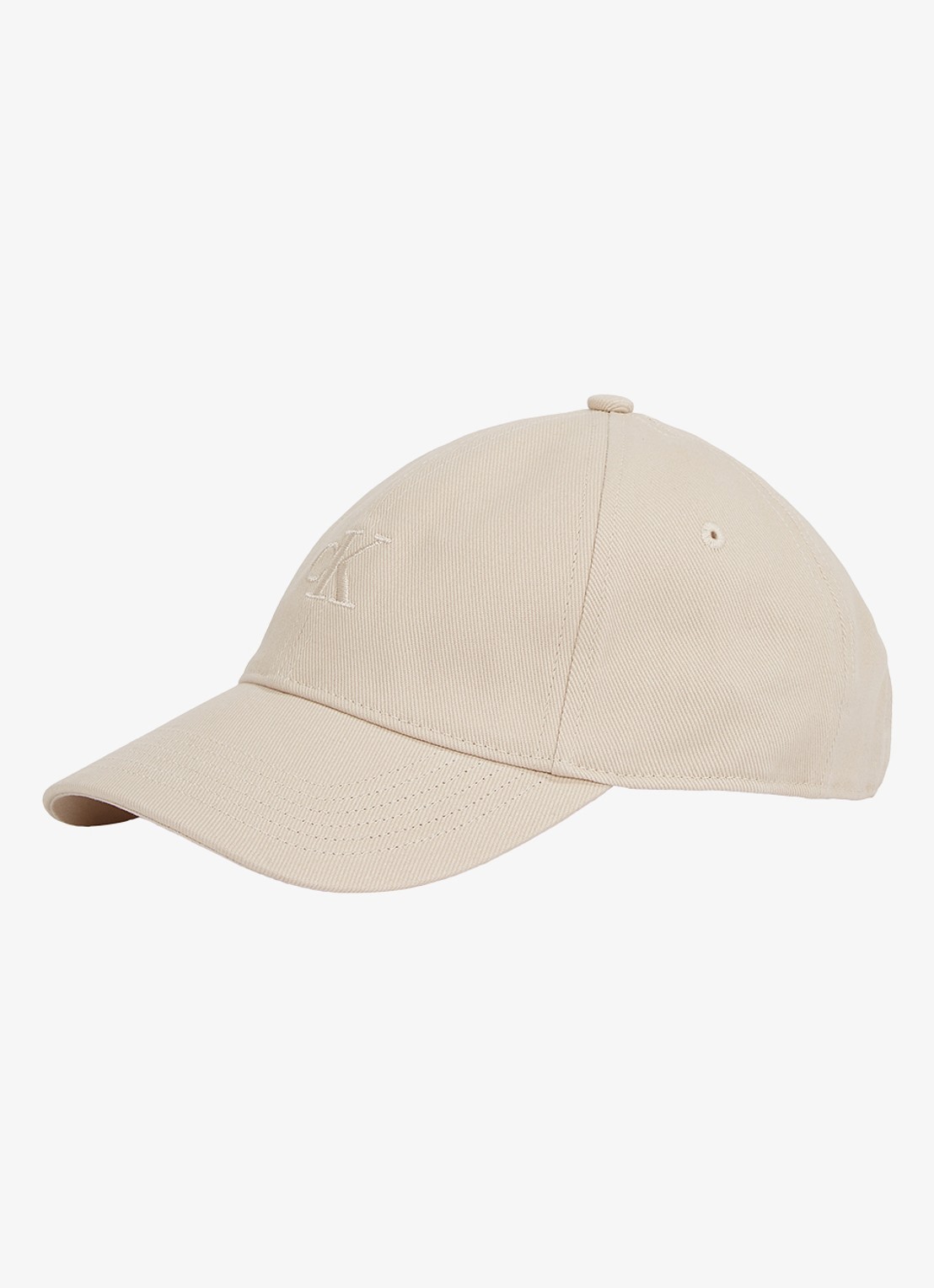 Calvin Klein Pet met logoborduring - voorkant 3 beige