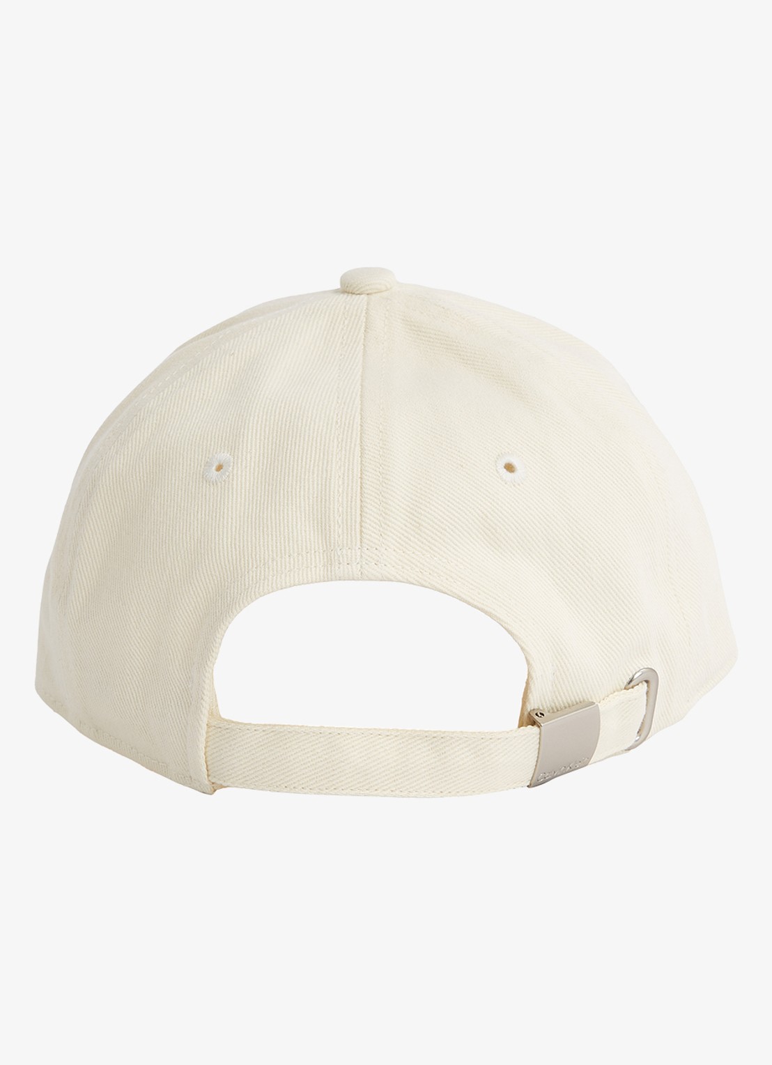 Calvin Klein Pet met logoborduring - achterkant gebroken wit