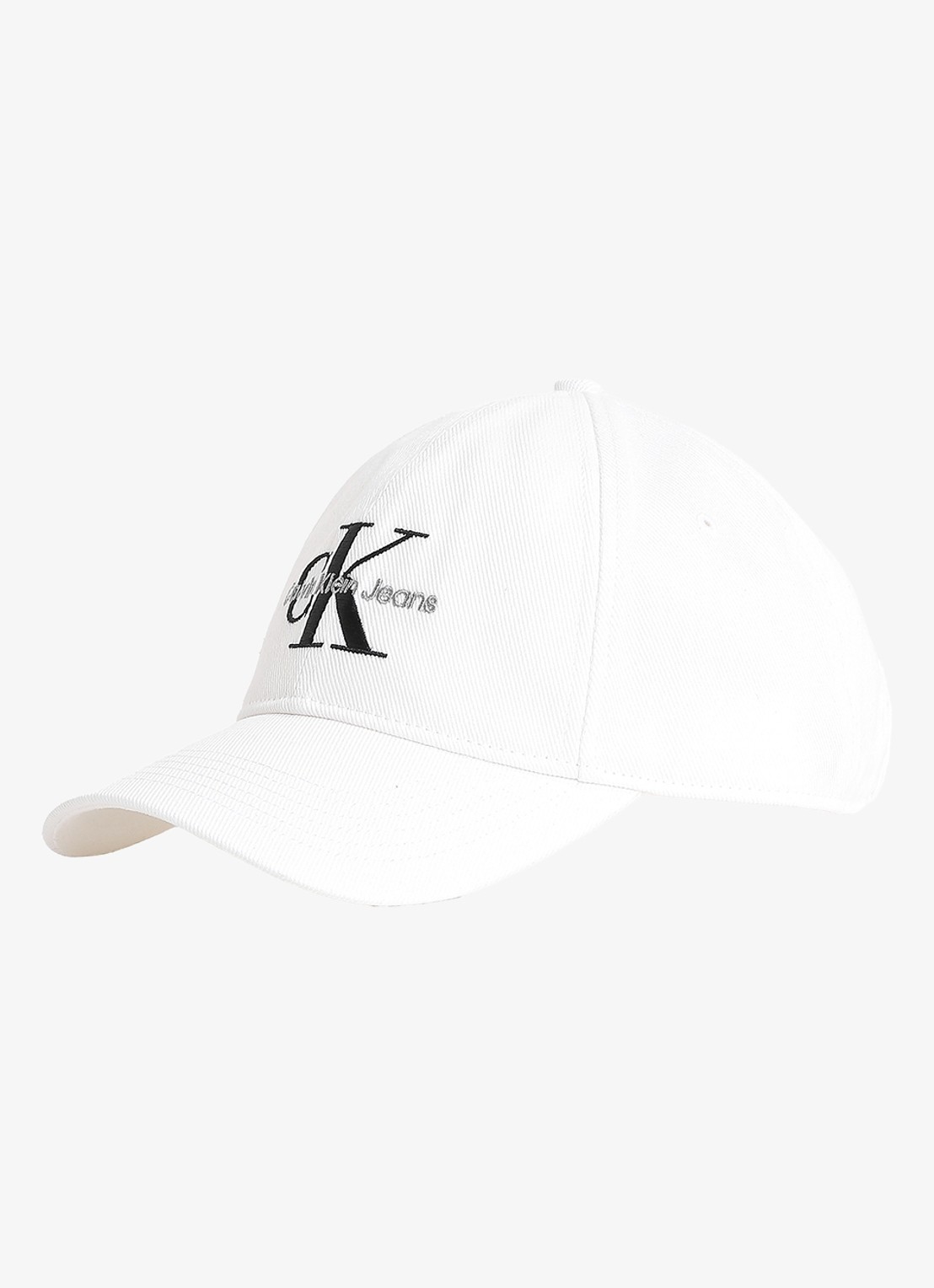 Calvin Klein Pet met logoborduring - voorkant wit