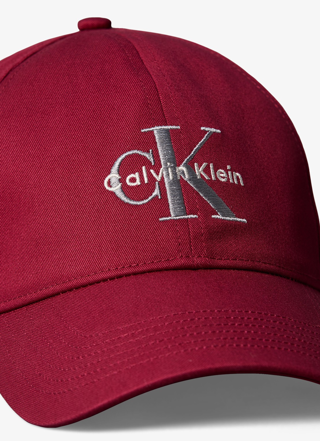Calvin Klein Pet met logoborduring - voorkant 3 rood