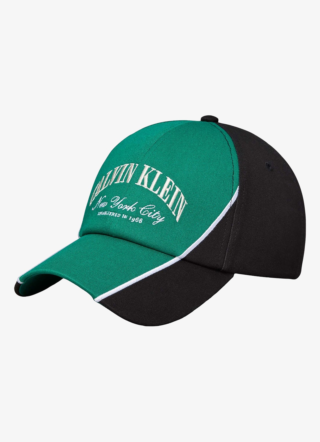 Calvin Klein Pet met logoborduring - voorkant groen