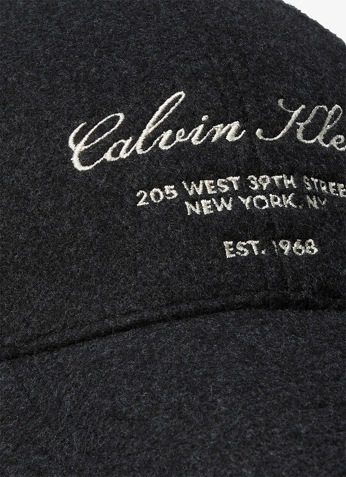 Calvin Klein Pet met logoborduring - detail 2 zwart