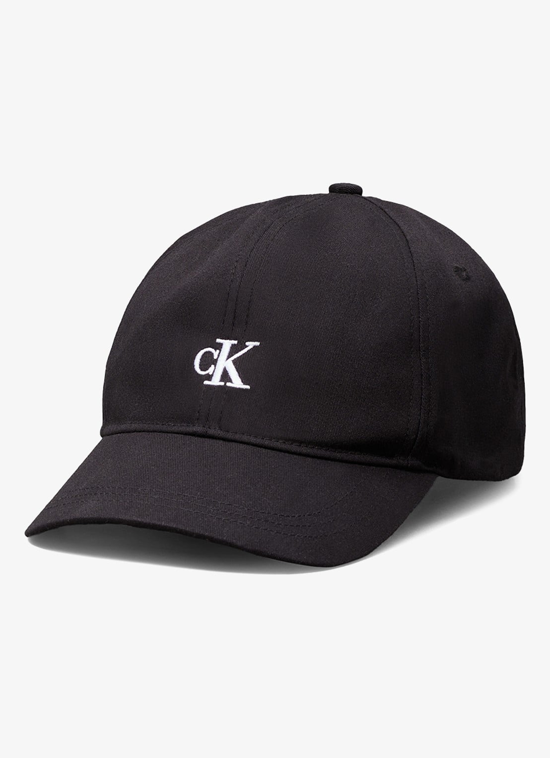 Calvin Klein Pet met logoborduring - voorkant zwart
