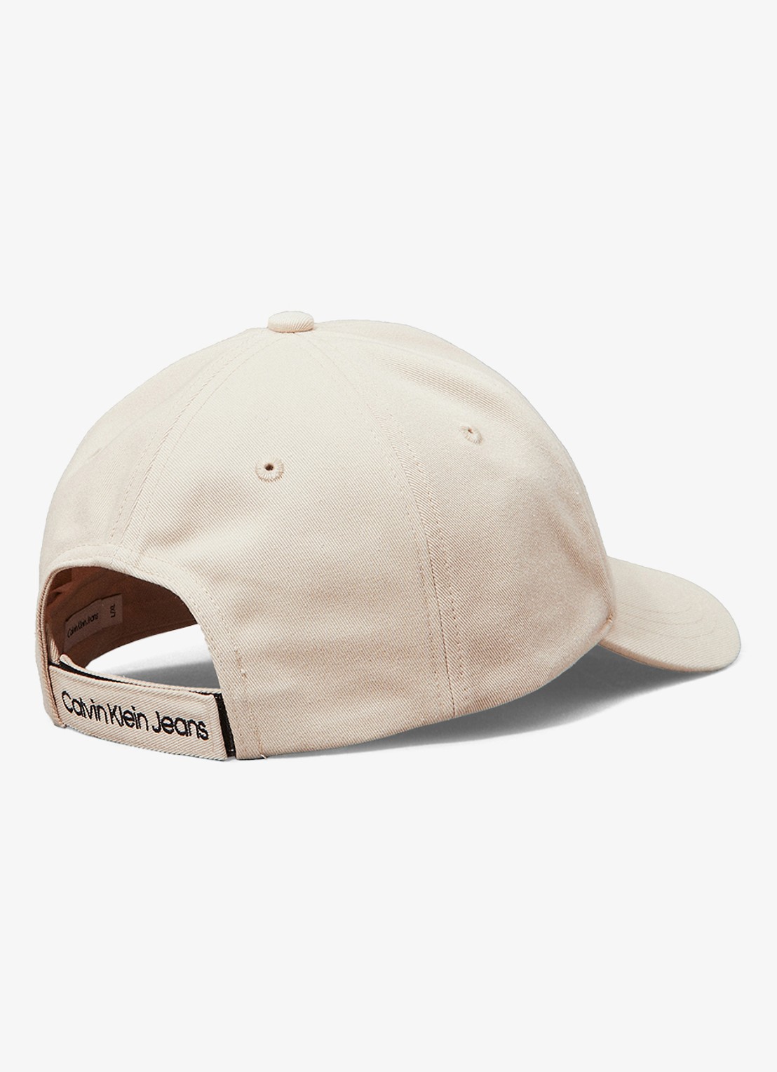 Calvin Klein Pet met logoborduring - achterkant 3 taupe