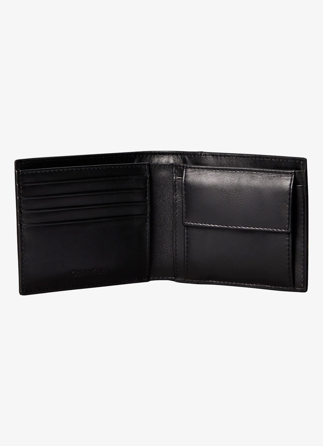 Calvin Klein Portemonnee met logo - detail zwart