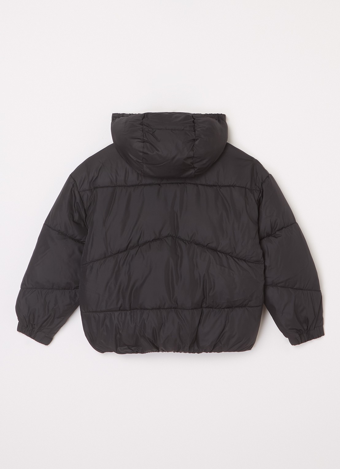 Calvin Klein Puffer jack met steekzakken - achterkant zwart