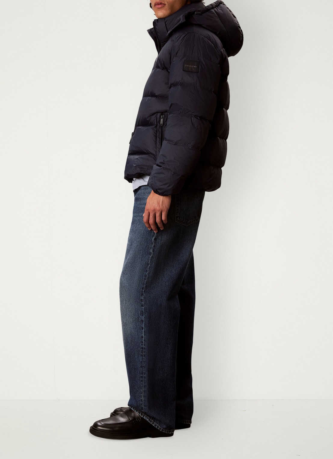 Calvin Klein Puffer jas met logo - detail 5 dark sapphire-cef