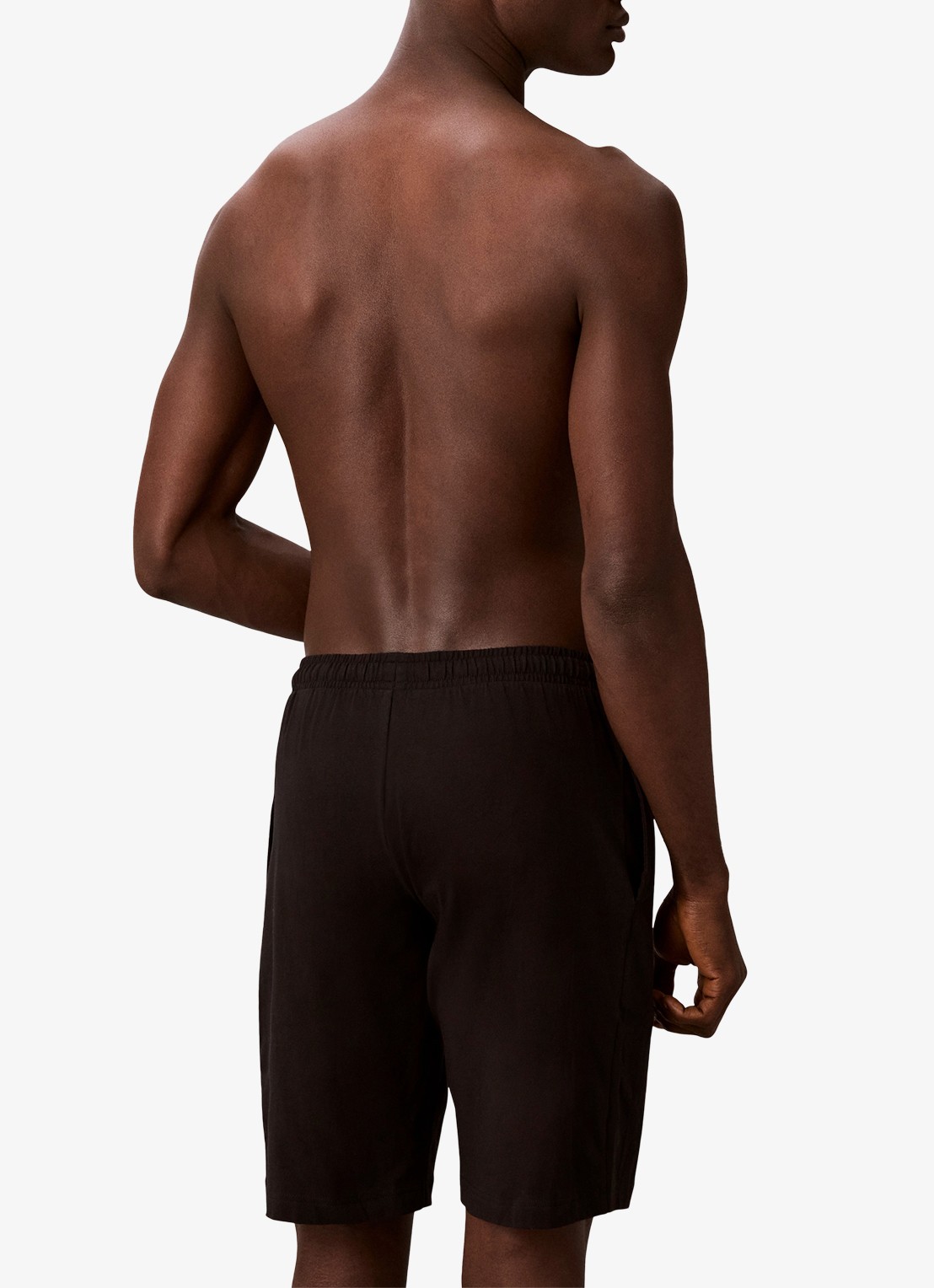 Calvin Klein Pyjamabroek met logo - achterkant zwart