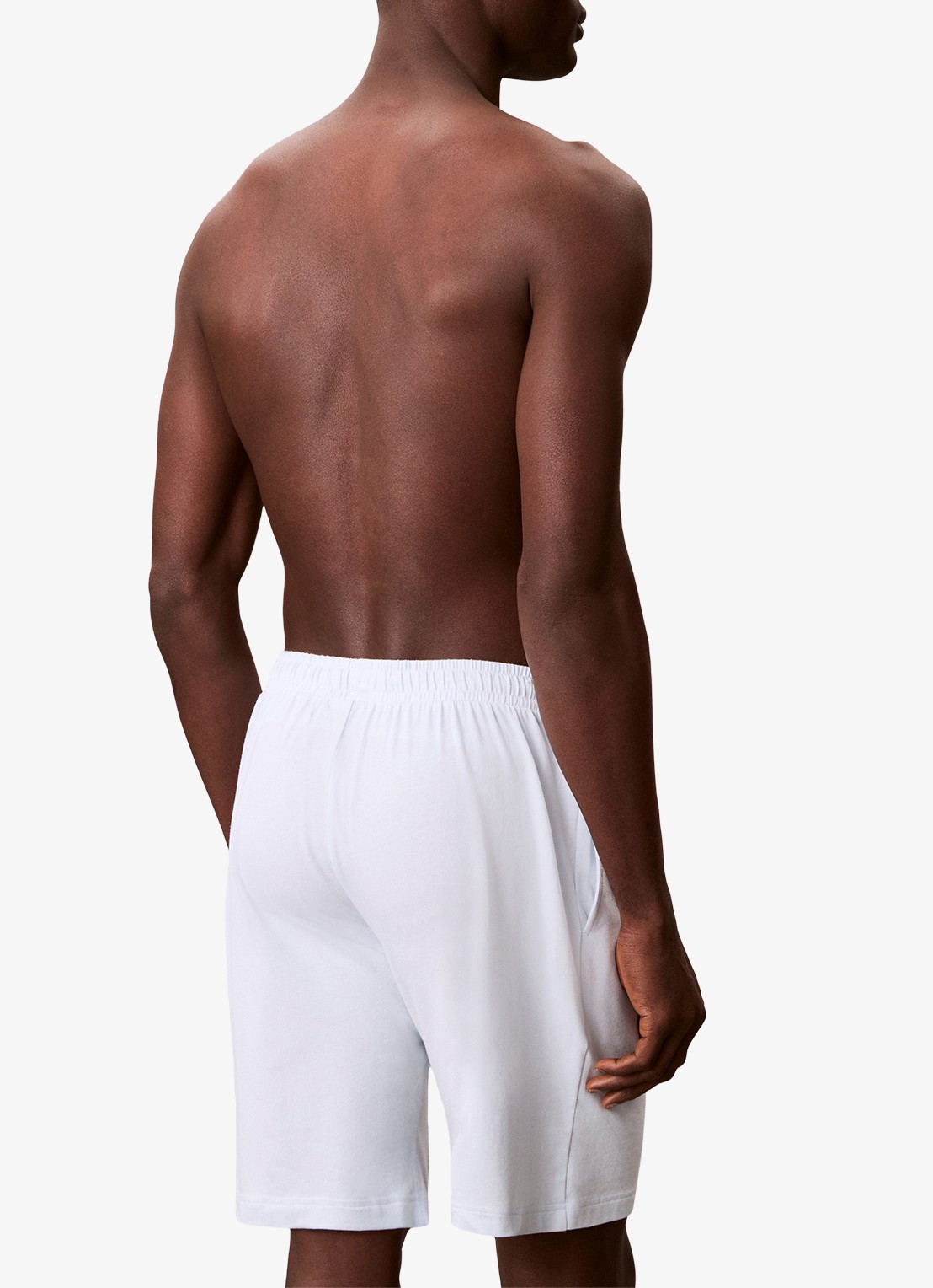 Calvin Klein Pyjamabroek met logo - achterkant 3 wit