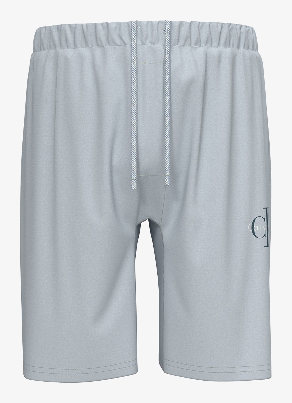 Calvin Klein Pyjamabroek met logo - voorkant wit