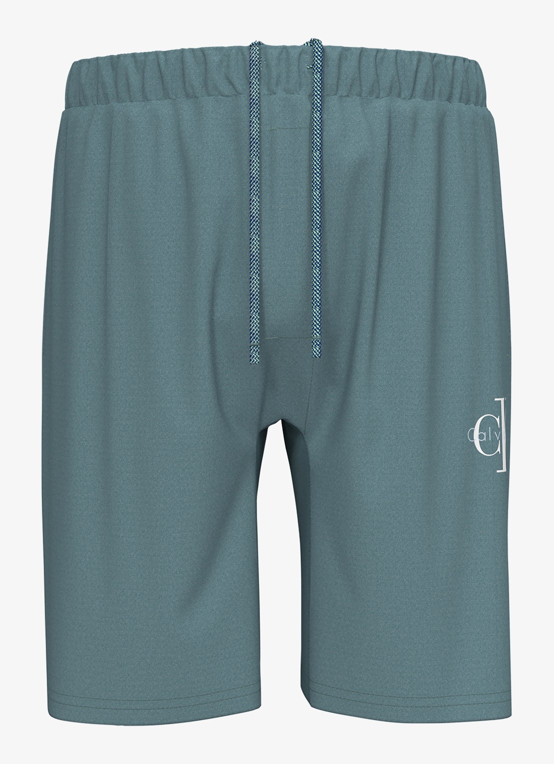 Calvin Klein Pyjamabroek met logo - voorkant 2 lichtblauw