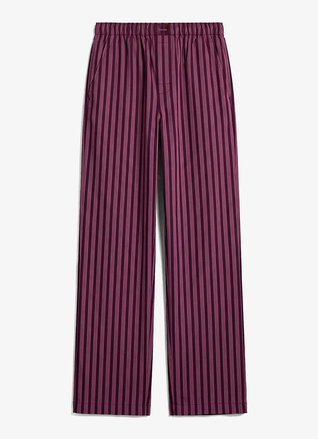 Calvin Klein Pyjamabroek met logoband - voorkant 5 bespoke stripe+dark purple-4i7
