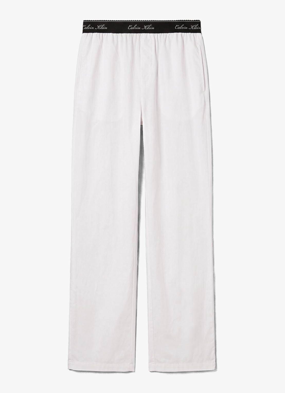 Calvin Klein Pyjamabroek met logoband - voorkant 2 lichtroze