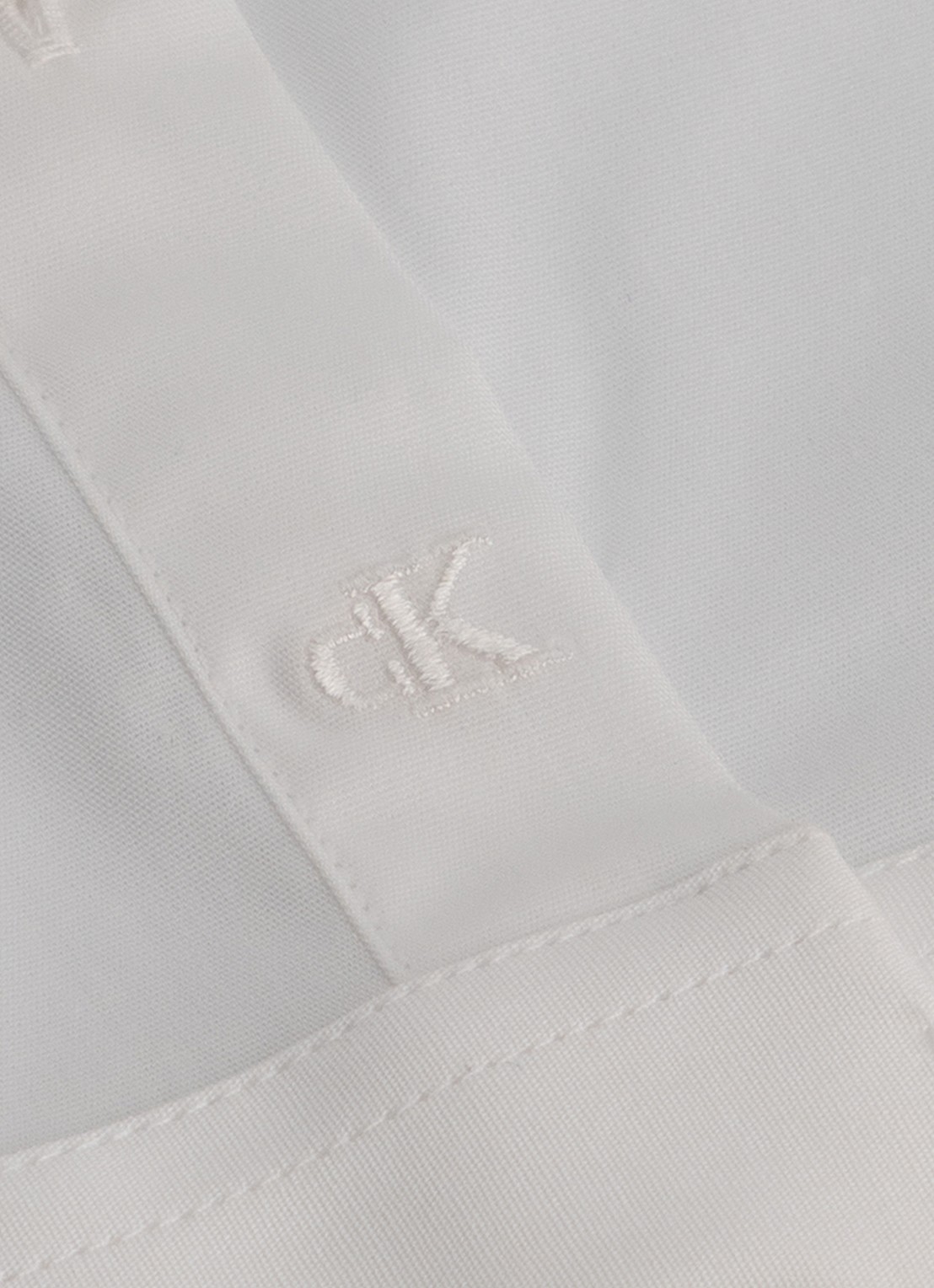 Calvin Klein Regular fit overhemd met stretch - detail 3 wit