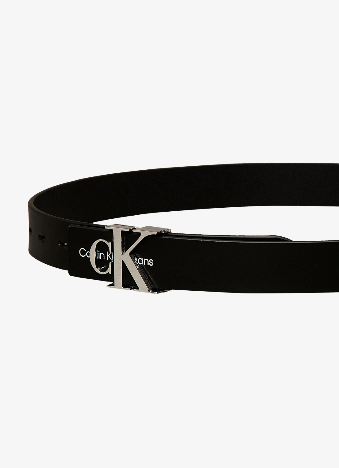 Calvin Klein Riem met logo - detail 3 zwart