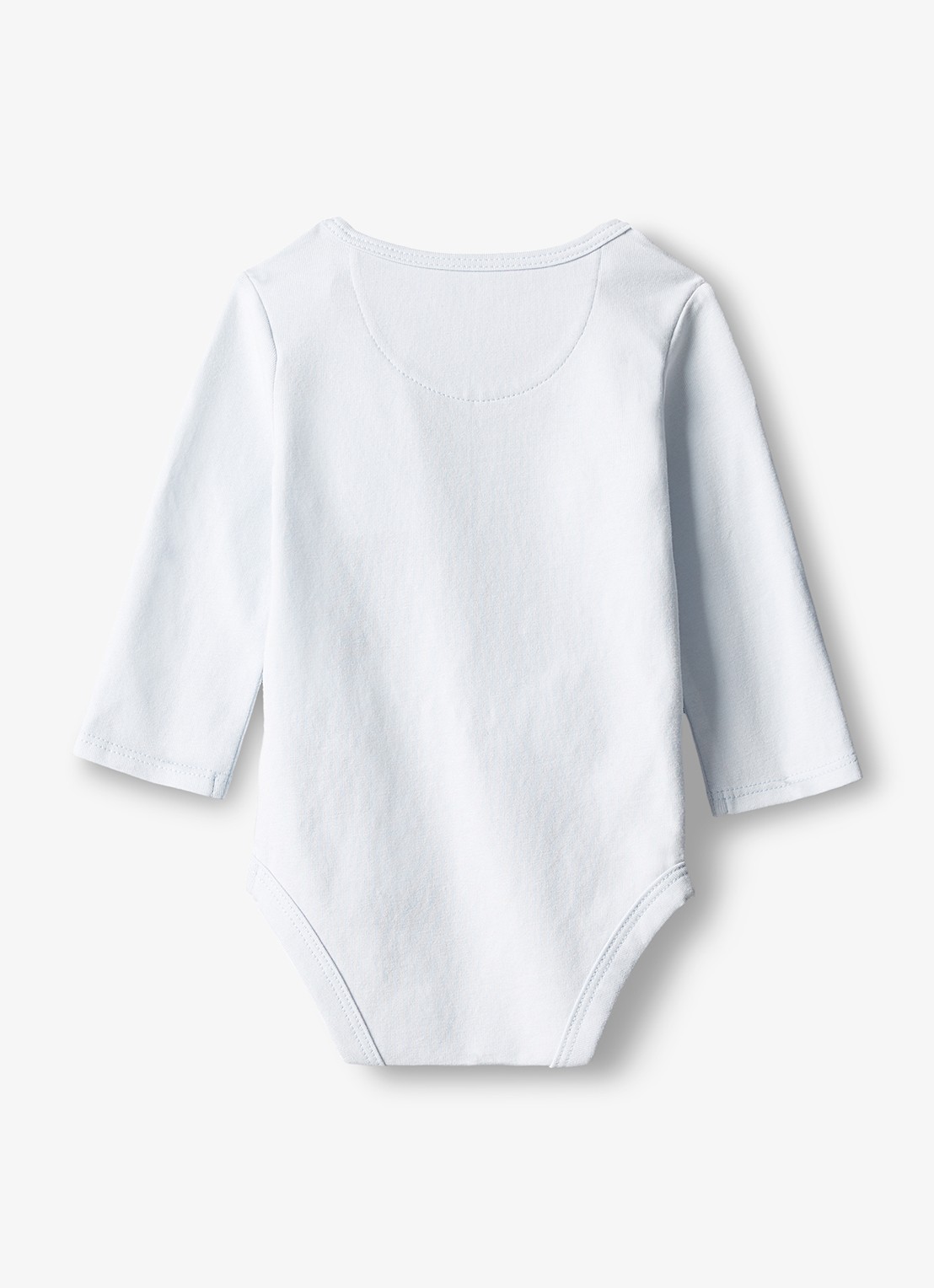 Calvin Klein Romper met logoprint - achterkant 2 lichtblauw