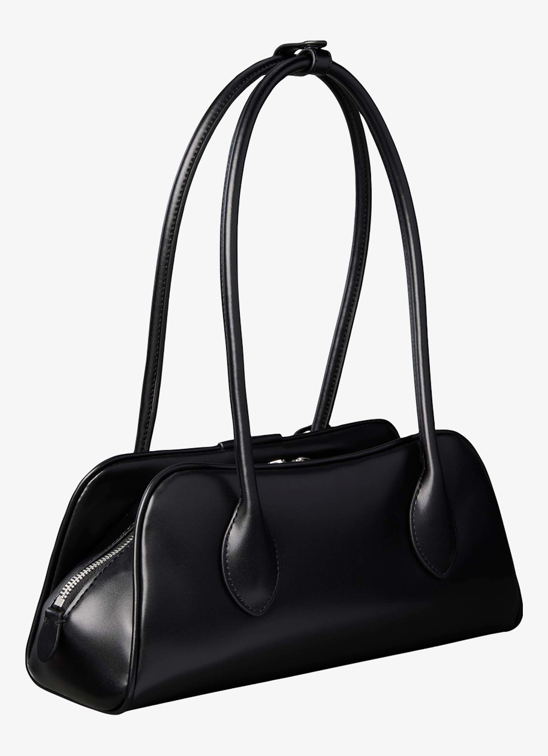Calvin Klein Schoudertas met logo - achterkant 3 black-ub1 /  zwart