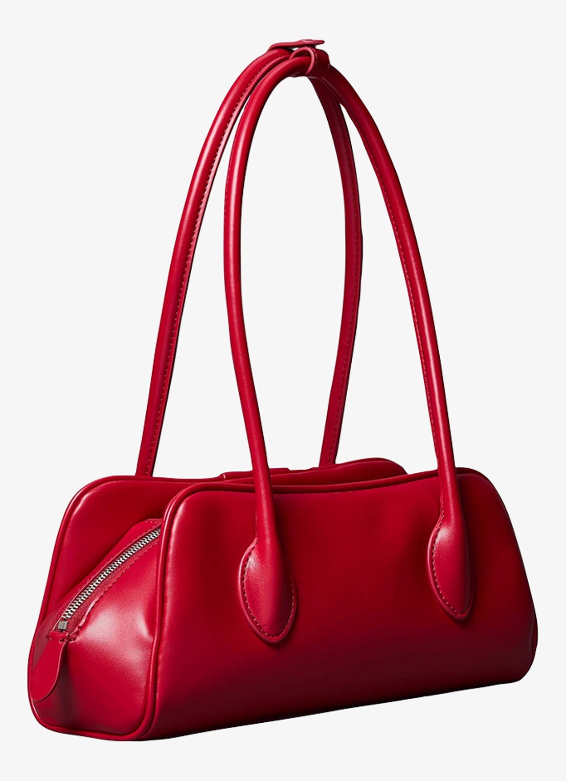 Calvin Klein Schoudertas met logo - voorkant bordeaux wine-xll /  rood