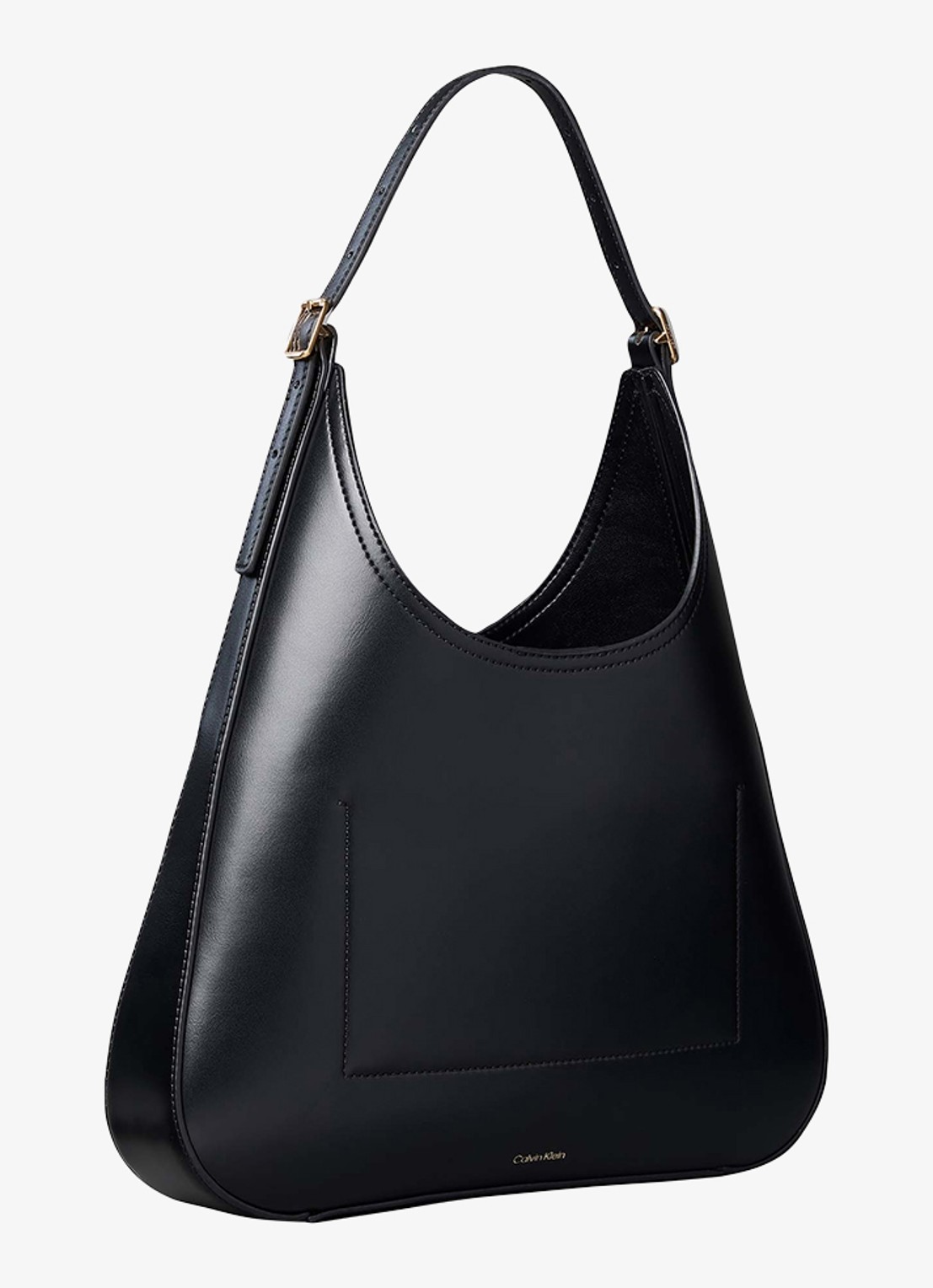 Calvin Klein Schoudertas met logo - achterkant 3 zwart