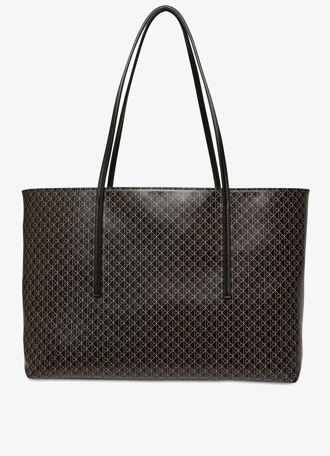 Calvin Klein Schoudertas met logoprint en uitneembaar etui - detail 4 zwart