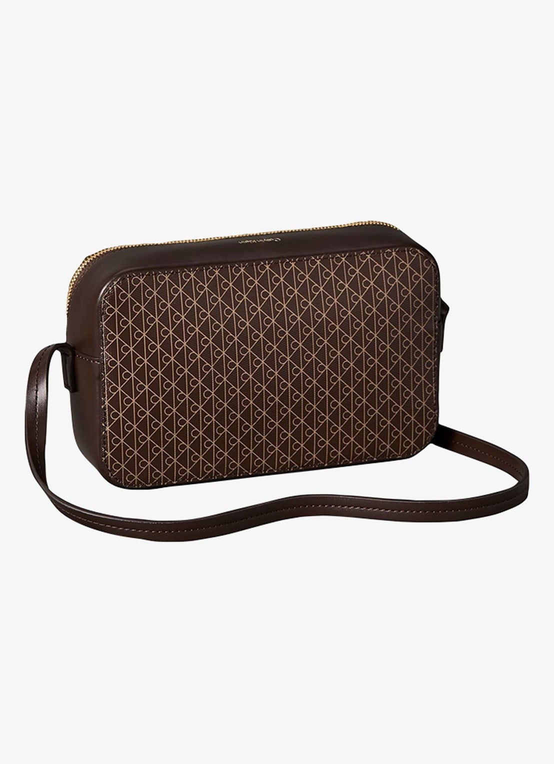 Calvin Klein Schoudertas met logoprint - achterkant 3 delicioso/acorn  aop-vl7