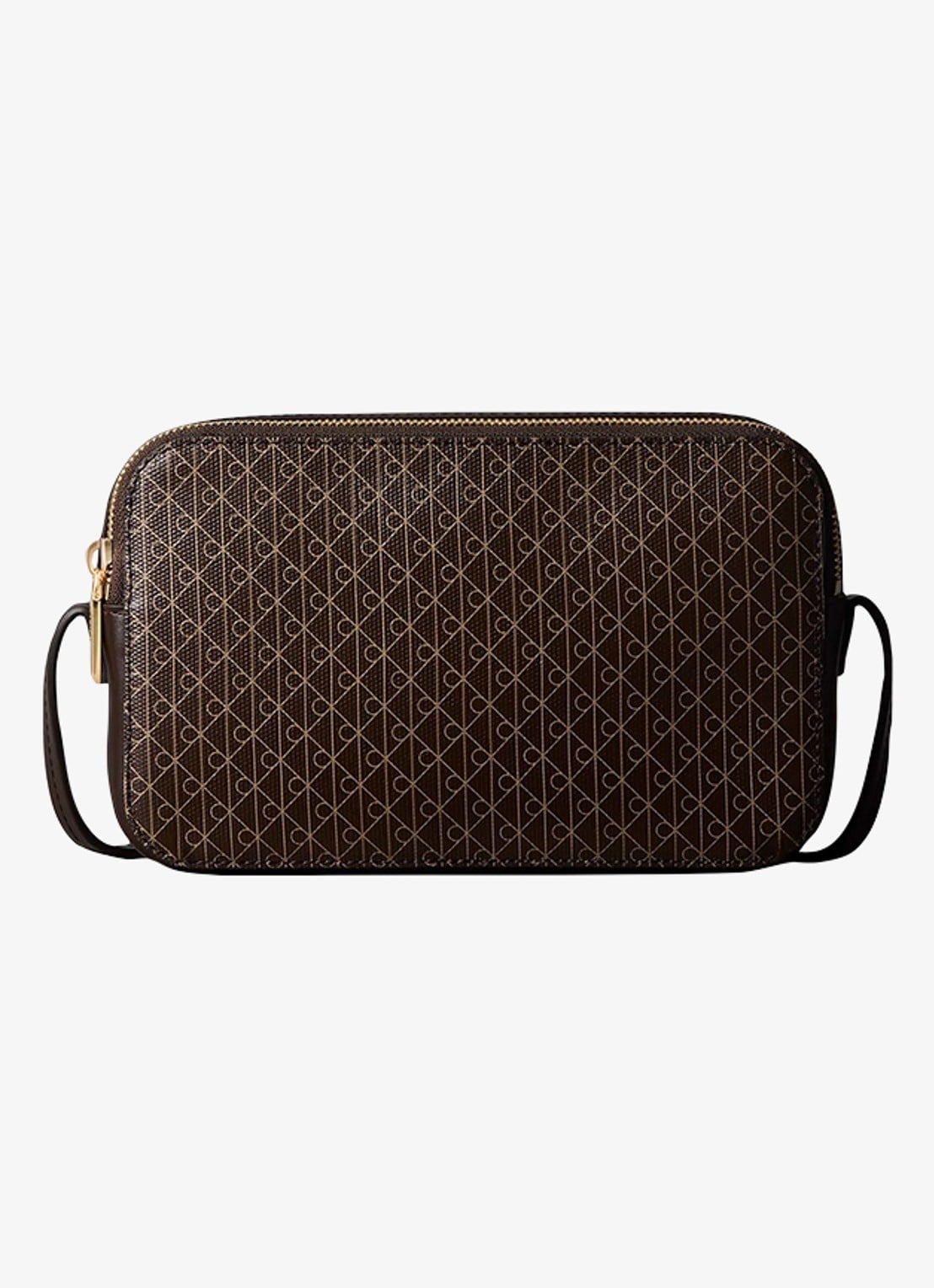 Calvin Klein Schoudertas met logoprint - voorkant 4 delicioso/acorn  aop-vl7