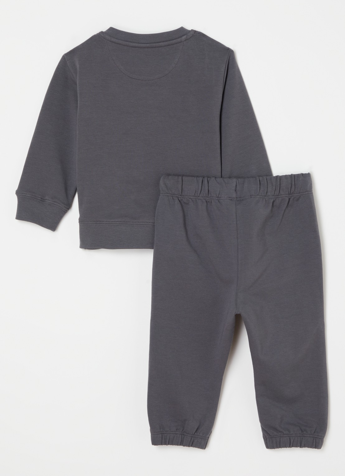 Calvin Klein Set van sweater en joggingbroek 2-delig - voorkant 2 donkergrijs